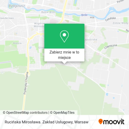 Mapa Rucińska Mirosława. Zakład Usługowy