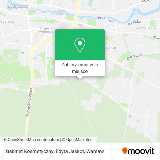 Mapa Gabinet Kosmetyczny. Edyta Jaskot