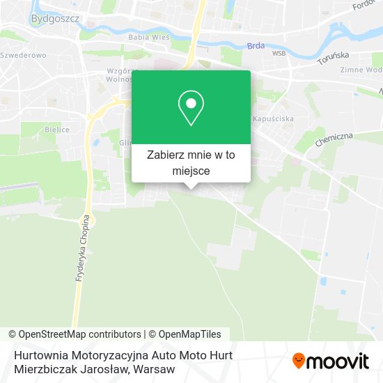 Mapa Hurtownia Motoryzacyjna Auto Moto Hurt Mierzbiczak Jarosław