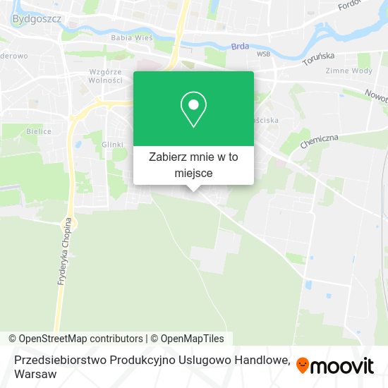 Mapa Przedsiebiorstwo Produkcyjno Uslugowo Handlowe