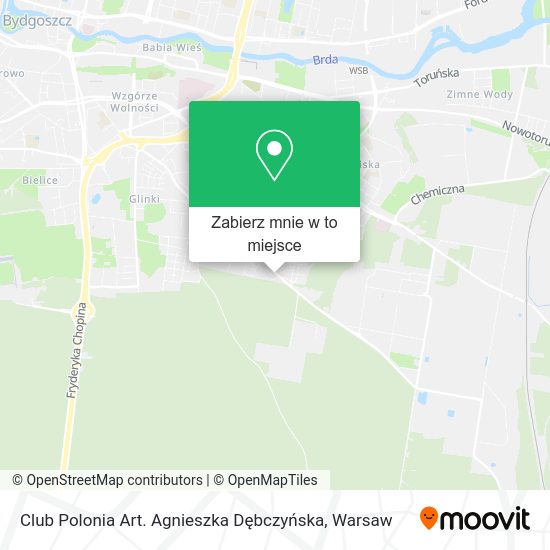 Mapa Club Polonia Art. Agnieszka Dębczyńska