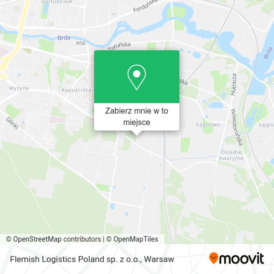 Mapa Flemish Logistics Poland sp. z o.o.