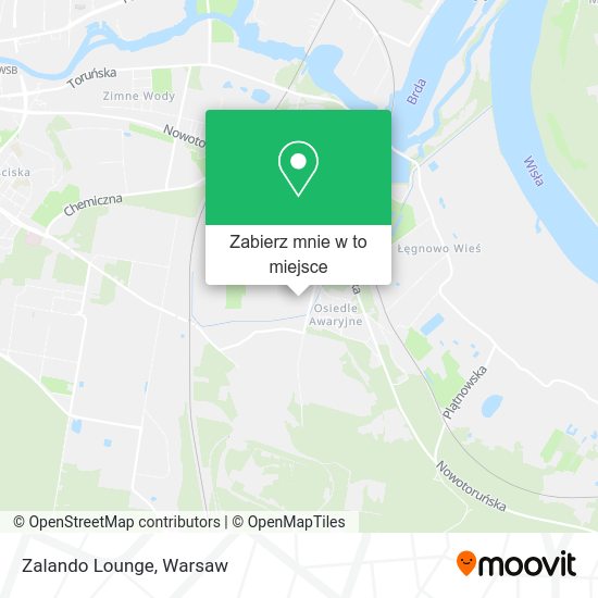 Mapa Zalando Lounge