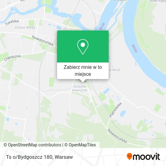 Mapa Ts o/Bydgoszcz 180