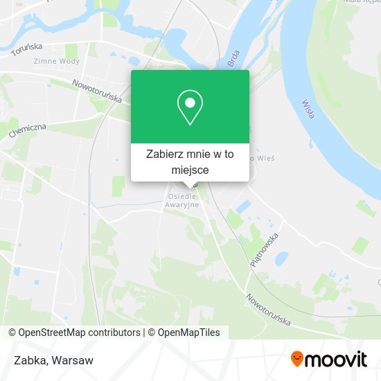 Mapa Zabka