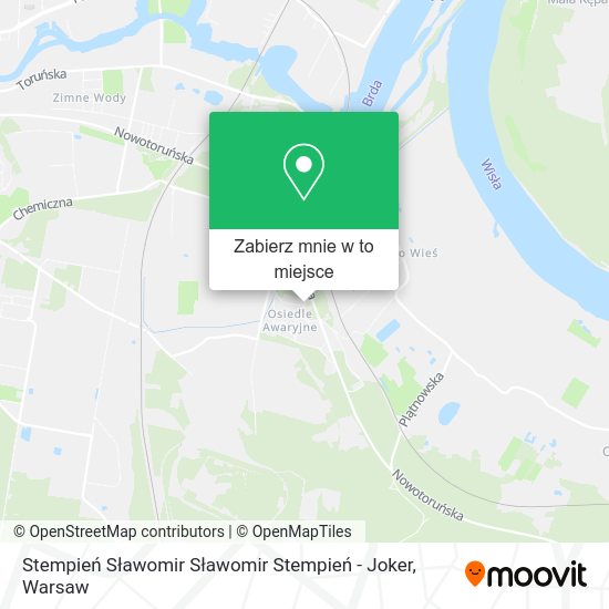 Mapa Stempień Sławomir Sławomir Stempień - Joker