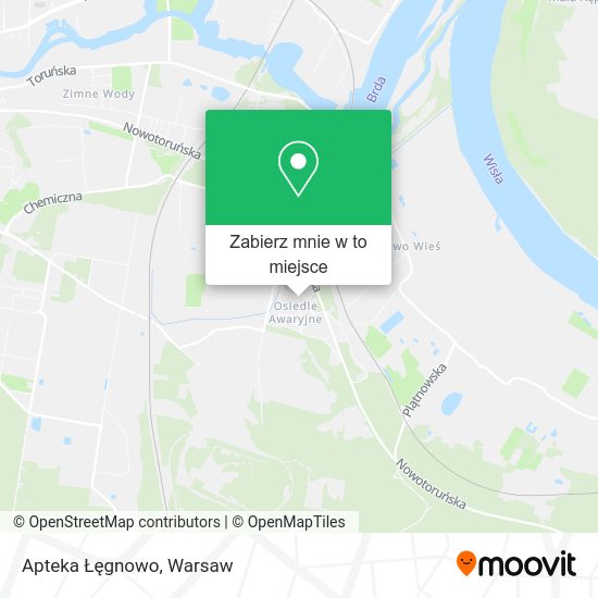 Mapa Apteka Łęgnowo