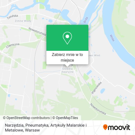 Mapa Narzędzia, Pneumatyka, Artykuły Malarskie i Metalowe