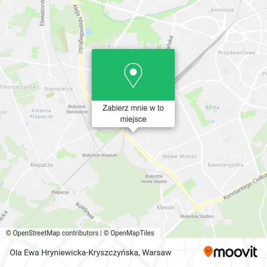 Mapa Ola Ewa Hryniewicka-Kryszczyńska