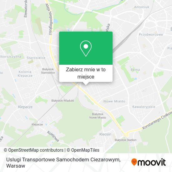 Mapa Uslugi Transportowe Samochodem Ciezarowym