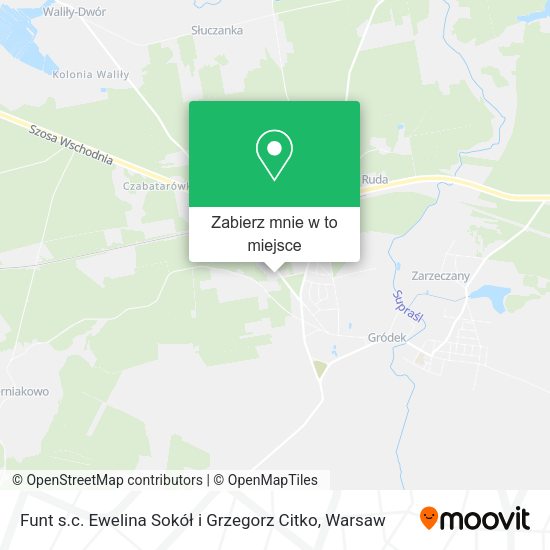 Mapa Funt s.c. Ewelina Sokół i Grzegorz Citko