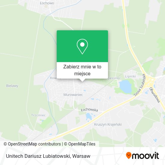 Mapa Unitech Dariusz Lubiatowski