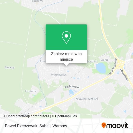 Mapa Paweł Rzeczewski Subeli