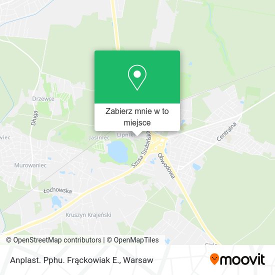 Mapa Anplast. Pphu. Frąckowiak E.