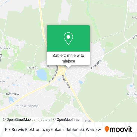 Mapa Fix Serwis Elektroniczny Łukasz Jabłoński