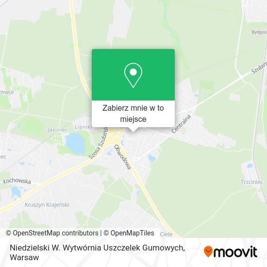 Mapa Niedzielski W. Wytwórnia Uszczelek Gumowych