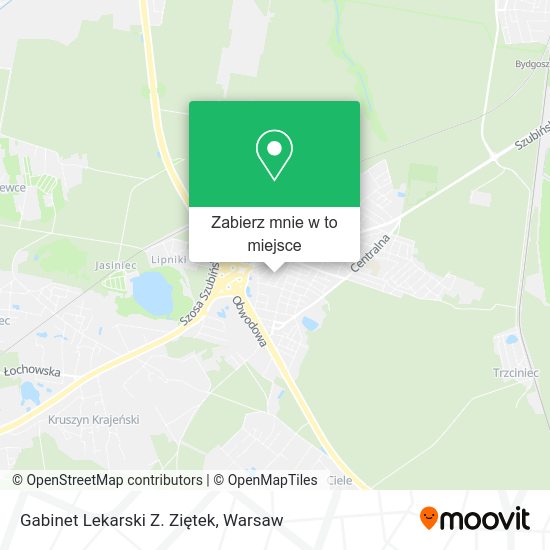 Mapa Gabinet Lekarski Z. Ziętek