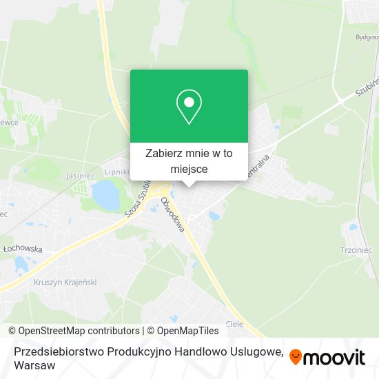 Mapa Przedsiebiorstwo Produkcyjno Handlowo Uslugowe