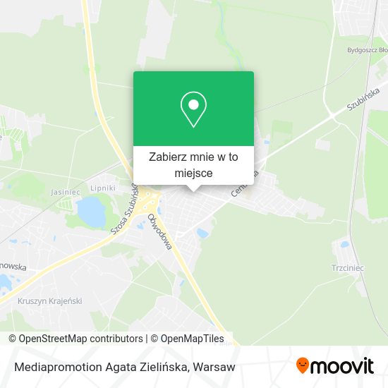 Mapa Mediapromotion Agata Zielińska