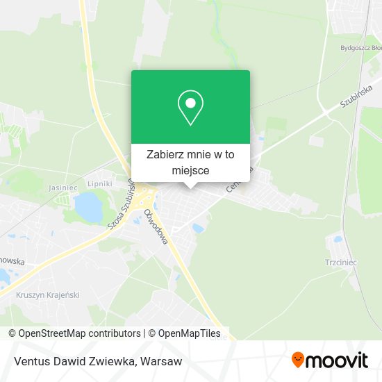 Mapa Ventus Dawid Zwiewka