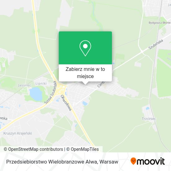 Mapa Przedsiebiorstwo Wielobranzowe Alwa