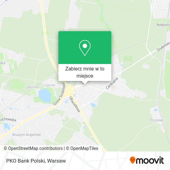 Mapa PKO Bank Polski