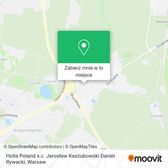 Mapa Holla Poland s.c. Jarosław Kaszubowski Daniel Rywacki