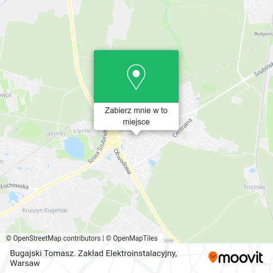 Mapa Bugajski Tomasz. Zakład Elektroinstalacyjny