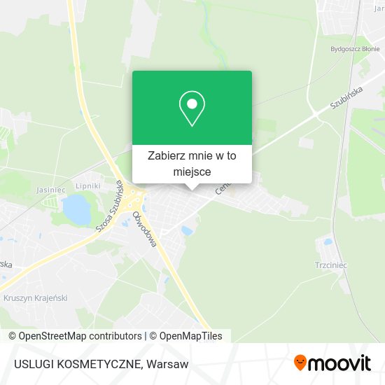 Mapa USLUGI KOSMETYCZNE