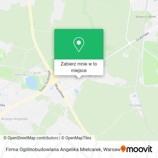 Mapa Firma Ogólnobudowlana Angelika Mielcarek