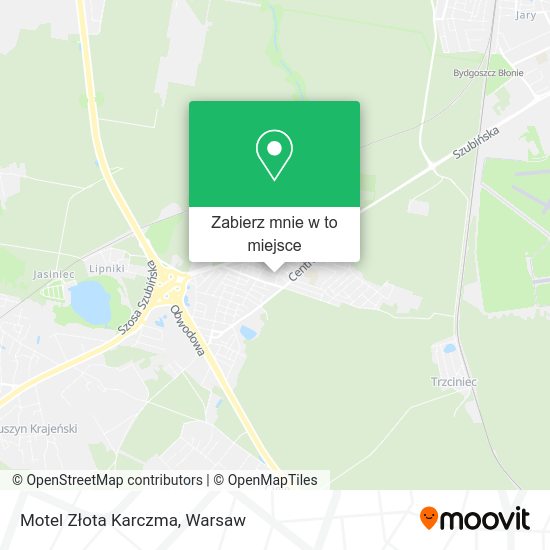 Mapa Motel Złota Karczma