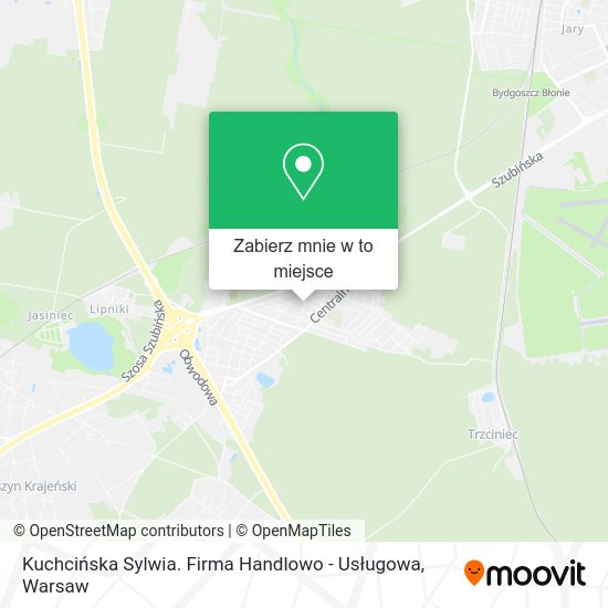 Mapa Kuchcińska Sylwia. Firma Handlowo - Usługowa