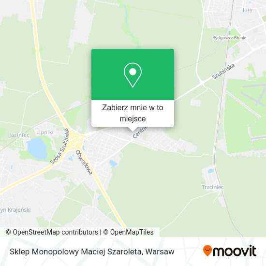 Mapa Sklep Monopolowy Maciej Szaroleta