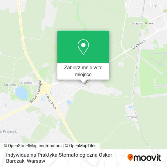 Mapa Indywidualna Praktyka Stomatologiczna Oskar Barczak