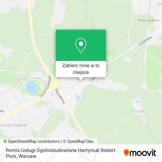 Mapa Romix Usługi Ogólnobudowlane Hartyniuk Robert Piotr