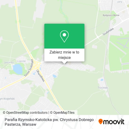 Mapa Parafia Rzymsko-Katolicka pw. Chrystusa Dobrego Pasterza