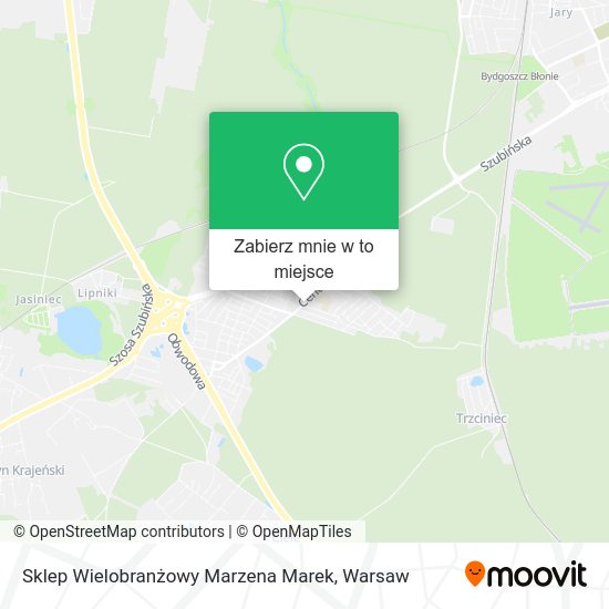 Mapa Sklep Wielobranżowy Marzena Marek