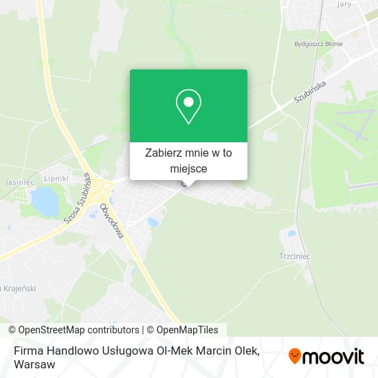 Mapa Firma Handlowo Usługowa Ol-Mek Marcin Olek