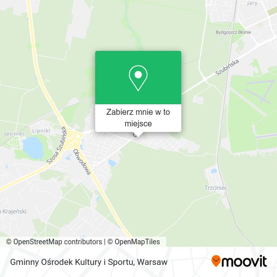 Mapa Gminny Ośrodek Kultury i Sportu