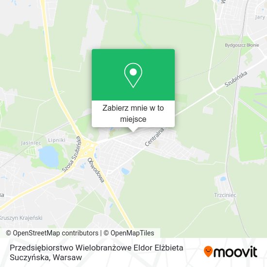 Mapa Przedsiębiorstwo Wielobranżowe Eldor Elżbieta Suczyńska