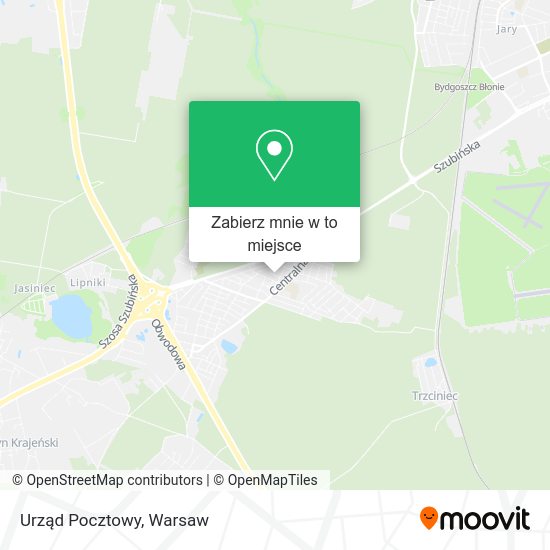 Mapa Urząd Pocztowy