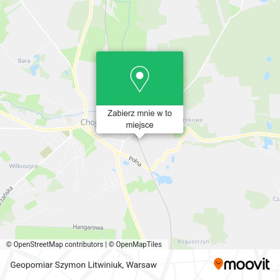 Mapa Geopomiar Szymon Litwiniuk