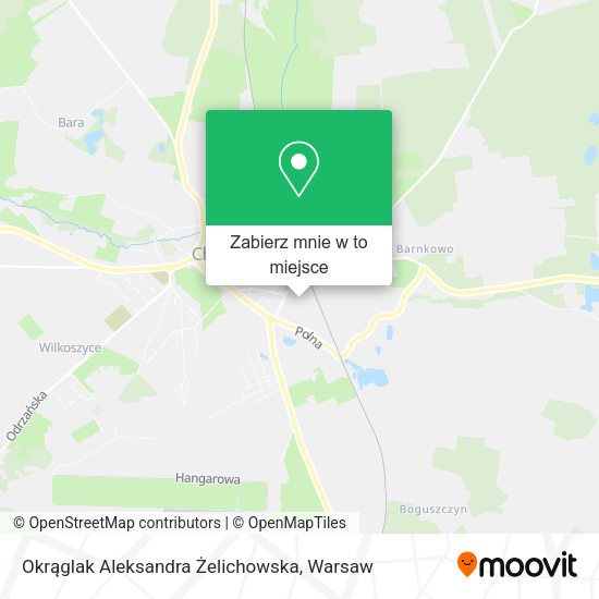 Mapa Okrąglak Aleksandra Żelichowska