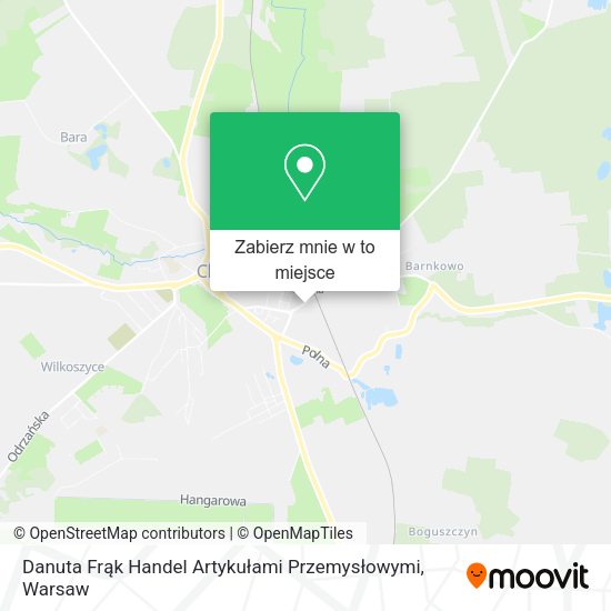 Mapa Danuta Frąk Handel Artykułami Przemysłowymi