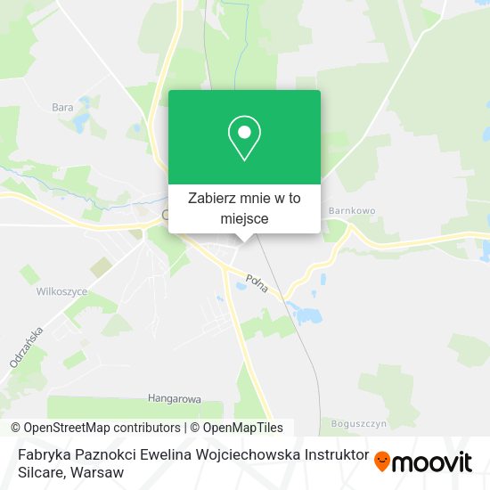 Mapa Fabryka Paznokci Ewelina Wojciechowska Instruktor Silcare