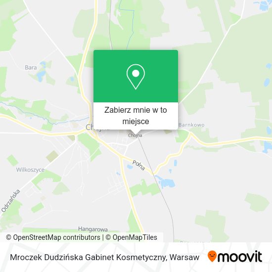 Mapa Mroczek Dudzińska Gabinet Kosmetyczny