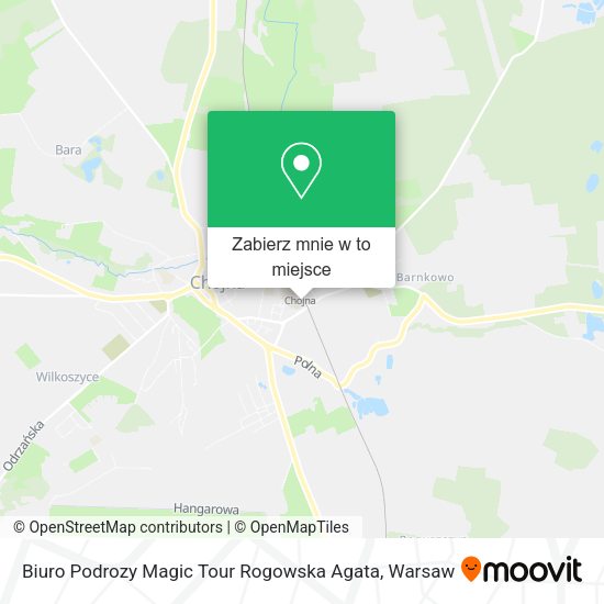 Mapa Biuro Podrozy Magic Tour Rogowska Agata