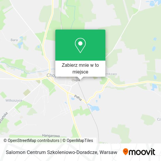 Mapa Salomon Centrum Szkoleniowo-Doradcze