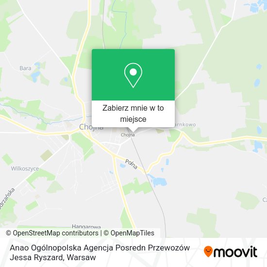 Mapa Anao Ogólnopolska Agencja Posredn Przewozów Jessa Ryszard