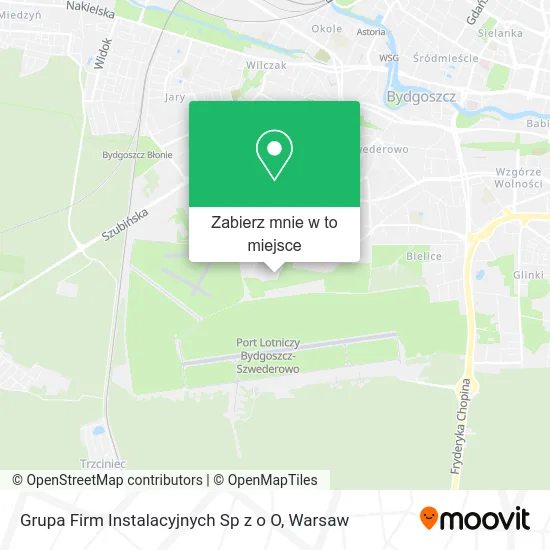 Mapa Grupa Firm Instalacyjnych Sp z o O